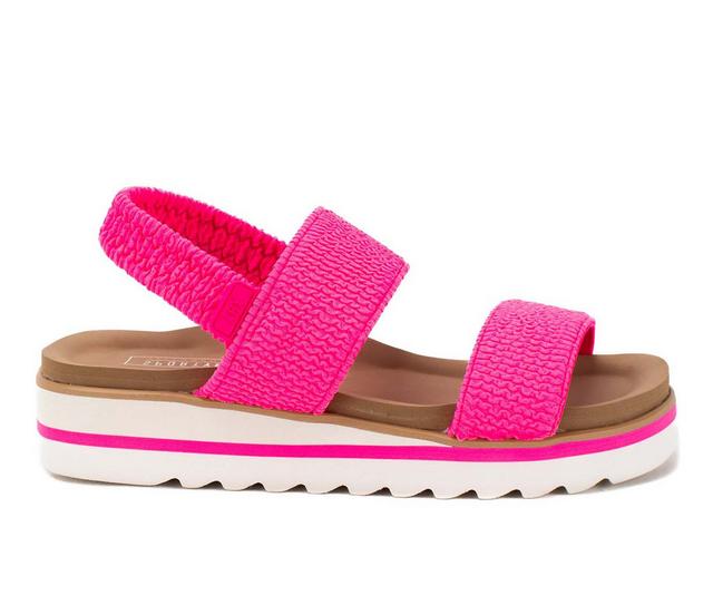 Women's Yellow Box Tiffin Sandals in Pink color