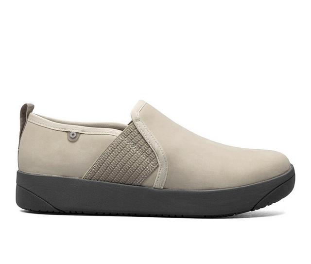 Women's Bogs Footwear Kicker Slip On Shoes in Oatmeal color