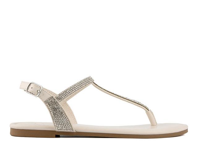 Women's Sugar Pedra Sandals in Ivory color