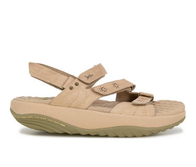 Women's Jambu Ruby Sporty Sandals in Lt Tan color