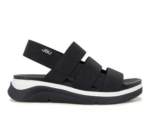 Women's JBU Ava Sandals in Black color