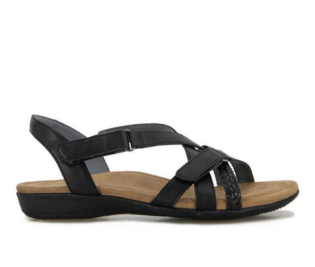 Women's JBU Brooke Vegan Sandals in Black color