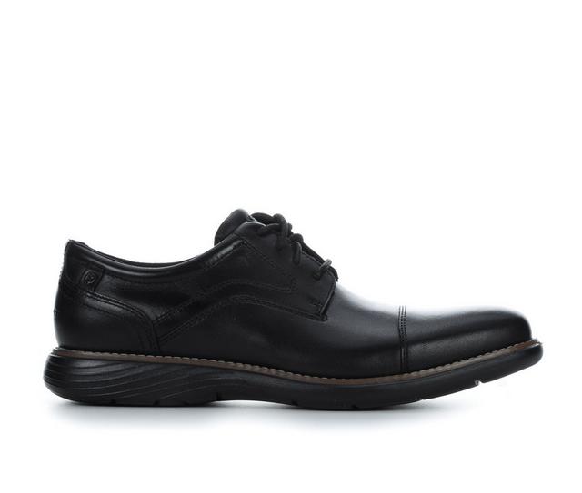 Men's Rockport Garett Cap Toe Dress Shoes in Black color