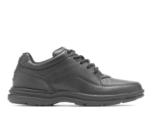 Men's Rockport World Tour Classic Dress Oxfords in Black color