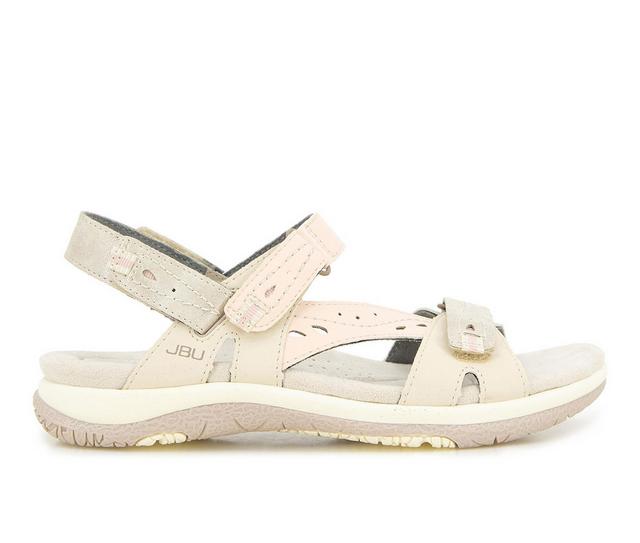 Women's JBU Stephie Vegan Sandals in Chalk/Rose color