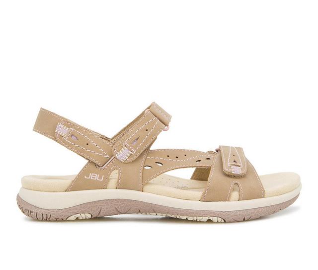 Women's JBU Stephie Vegan Sandals in Sand/Petal color