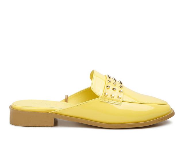 Women's Rag & Co Yashta Mules in Yellow color