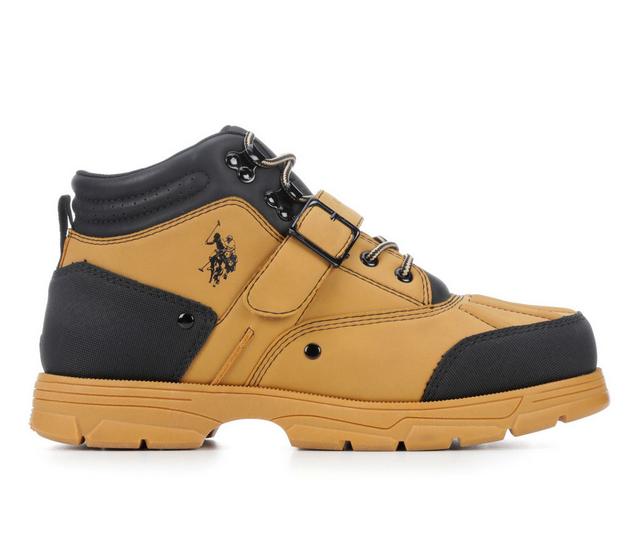 Men's US Polo Assn Core Peak Boots in Wheat/Black color