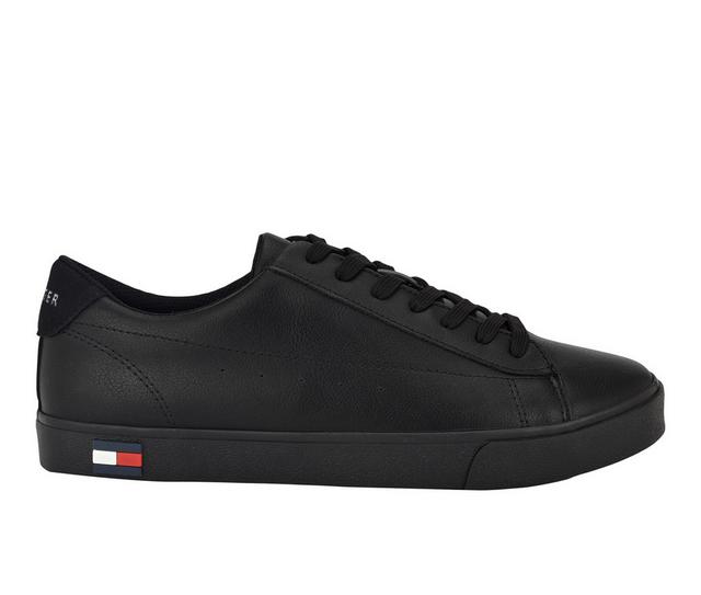 Men's Tommy Hilfiger Risher Casual Oxford Sneakers in Black/black color