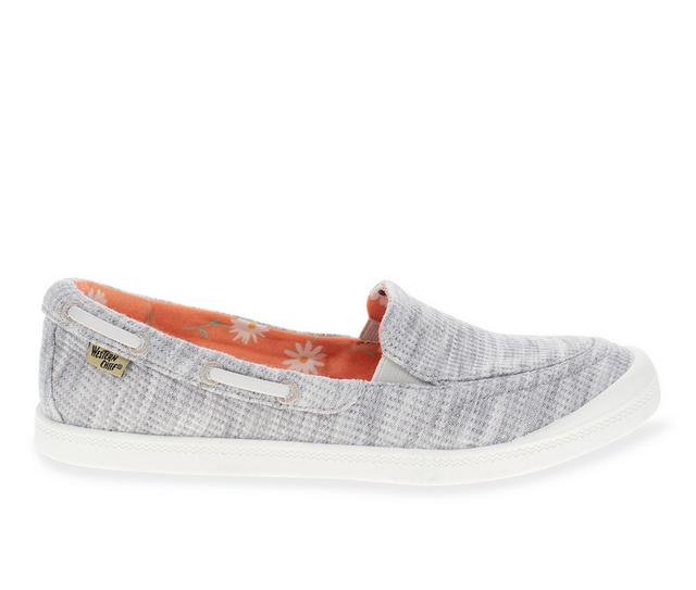 Women's Western Chief Active Boat Slip On Shoes in Gray color