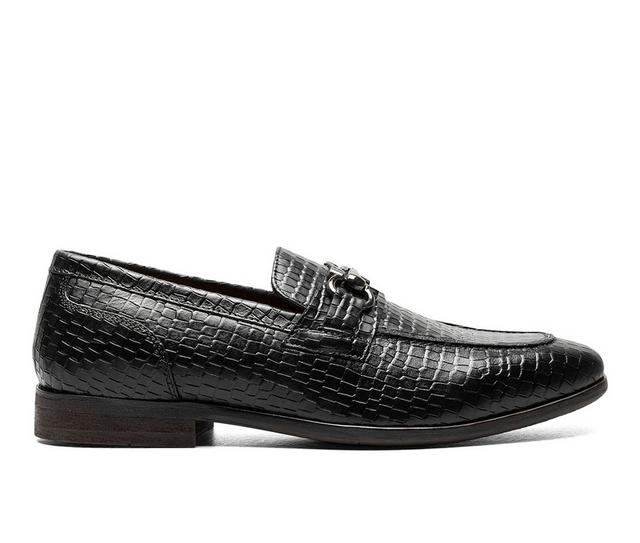 Men's Stacy Adams Feronte Dress Loafers in Black color