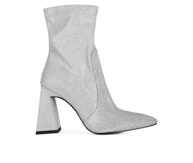 London Rag Hustlers Booties in Silver color