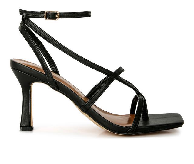 Women's London Rag Lolour Dress Sandals in Black color