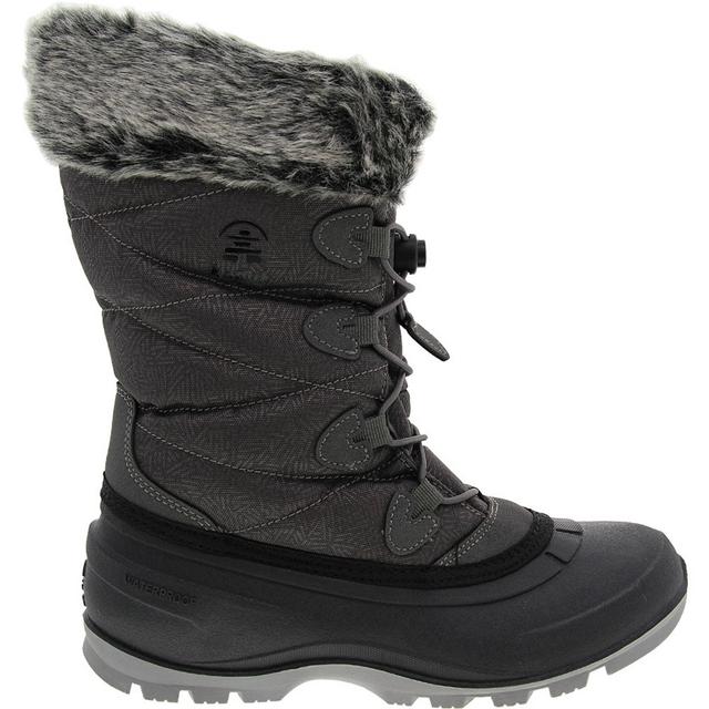 Women's Kamik Momentum 3 Winter Boots in Charcoal color