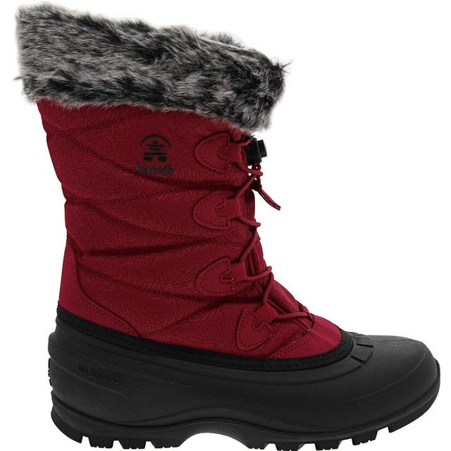 Women's Kamik Momentum 3 Winter Boots in Red color