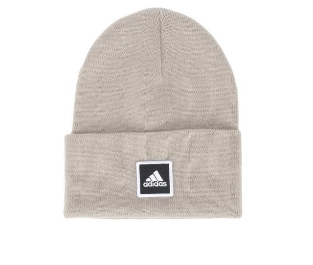 Adidas Wide Cuff Beanie in Wonder Beige color