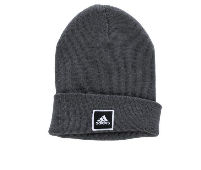 Adidas Wide Cuff Beanie in Grey/Black color