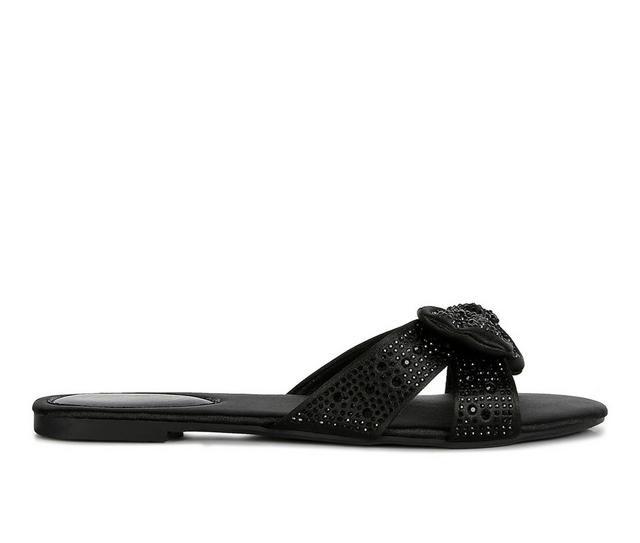 Women's London Rag Fleurette Sandals in Black color