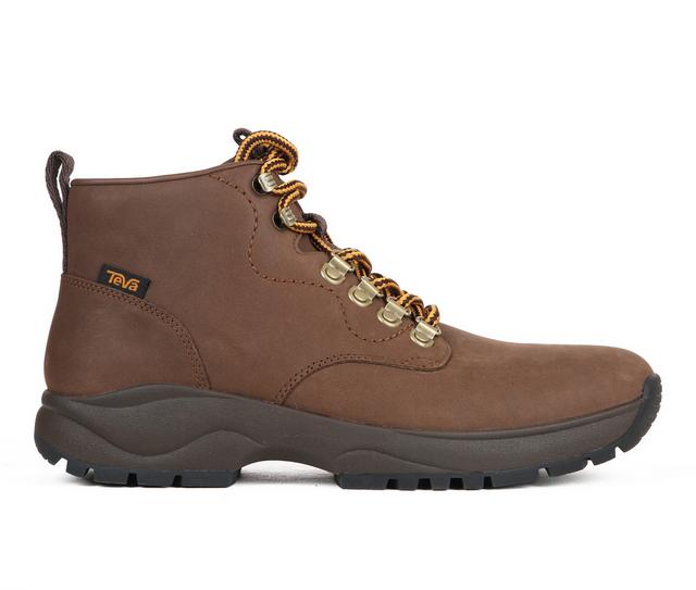Men's Teva Tusayan Boot Hiking Boots in Coffee color