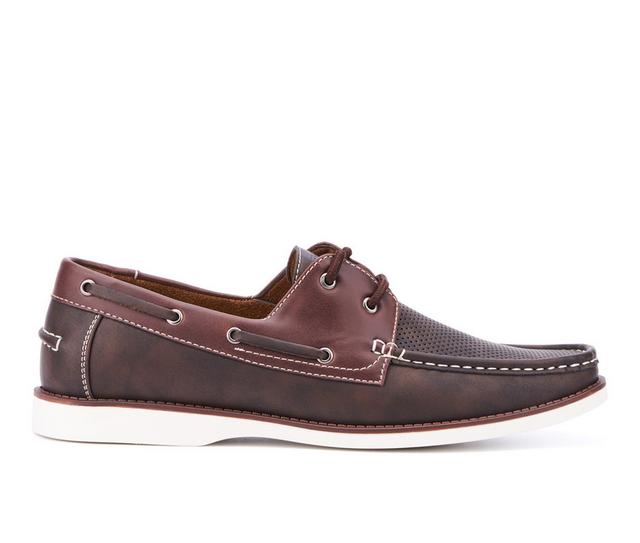 Men's Xray Footwear Quince Boat Shoes in Brown color