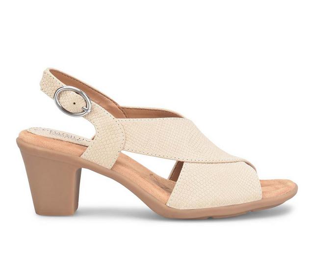 Women's Comfortiva Katara Dress Sandals in Cream color