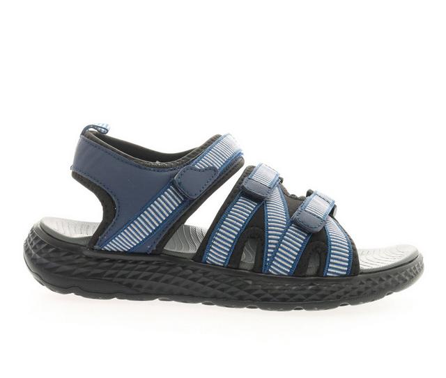 Women's Propet TravelActiv Adv Water Friendly Outdoor Sandals in Navy color