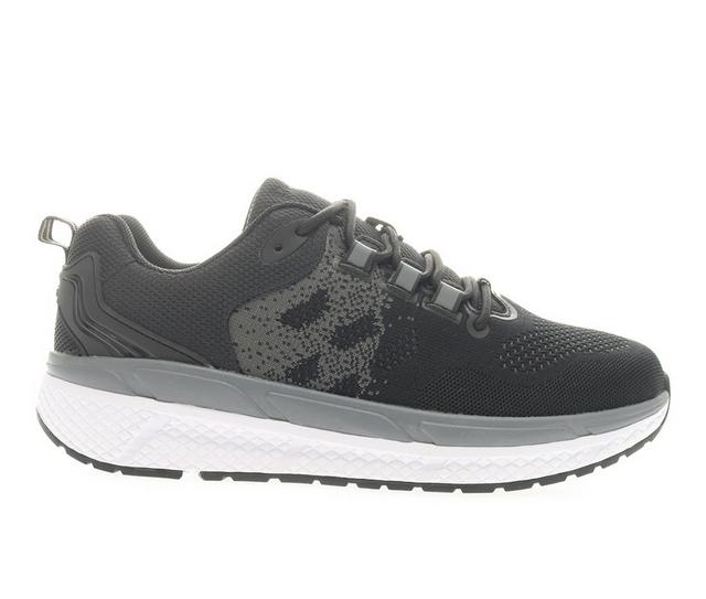 Men's Propet Ultra 267 Walking Sneakers in Black/Grey color