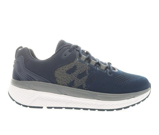 Men's Propet Ultra 267 Walking Sneakers in Navy/Grey color