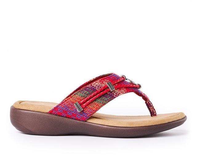 Women's Minnetonka Silverthorne 360 Wedge Sandals in Horizon Multi color