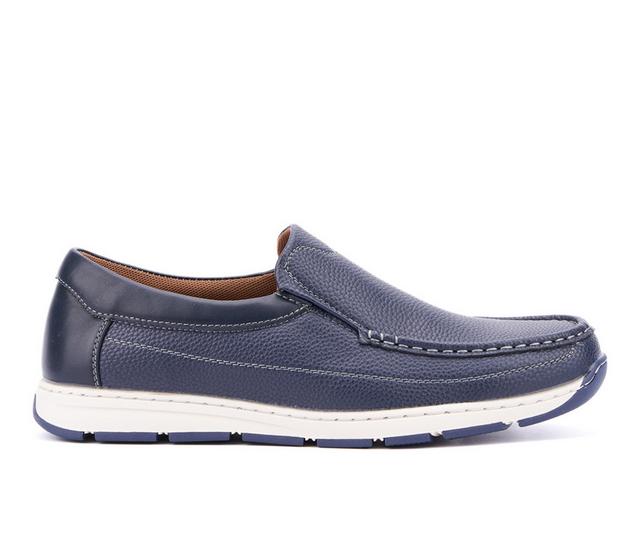 Men's Xray Footwear Rex Casual Slip On Shoes in Navy color