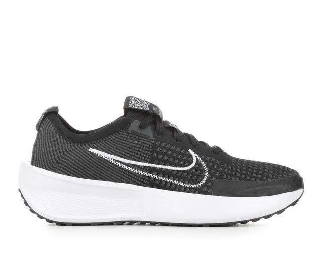 Women's Nike Interact Run Sneakers in Black/White color