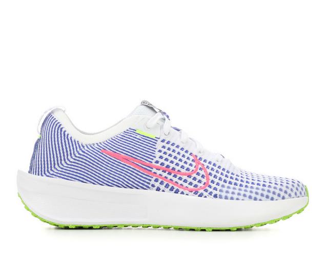 Women's Nike Interact Run Sneakers in White/Blue/Pink color