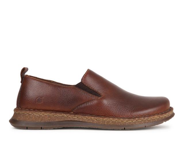 Men's Born Bryson Slip-On Shoes in Dark Brown color