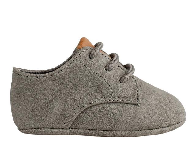 Boys' Baby Deer Infant Edward Crib Shoes in Gray color