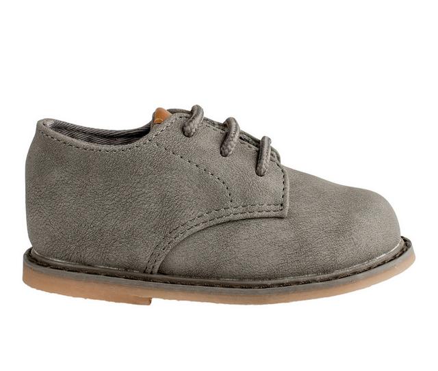 Boys' Baby Deer Infant & Toddler Edward Oxfords in Gray color