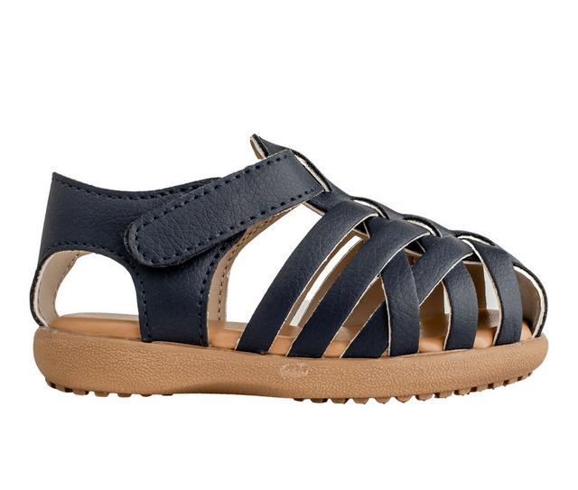 Boys' Baby Deer Infant & Toddler Wesley Sandals in Navy color