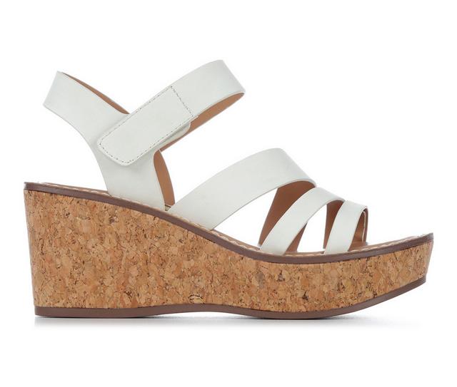 Women's Soda Sheet Wedges in Off White color