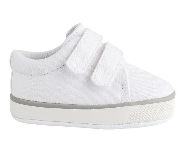 Kids' Baby Deer Infant Baylor Crib Shoes in White color