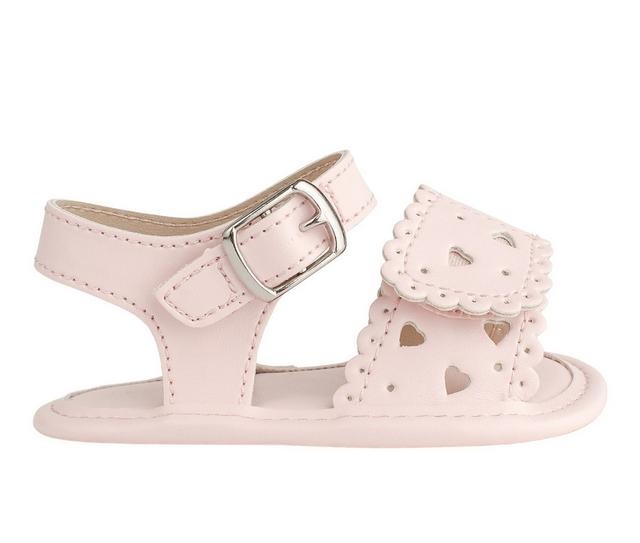 Girls' Baby Deer Infant Patricia Crib Shoes Sandals in Pink color