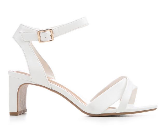 Women's Soda Nikko Dress Sandals in White Wide color