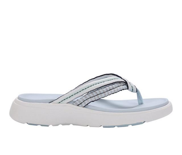 Women's Lamo Footwear Nami Flip-Flops in Blue color