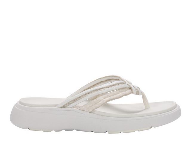 Women's Lamo Footwear Nami Flip-Flops in White color