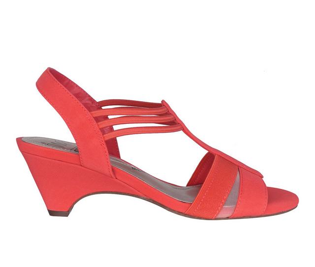 Women's Impo Estrella Dress Sandals in Hot Coral color