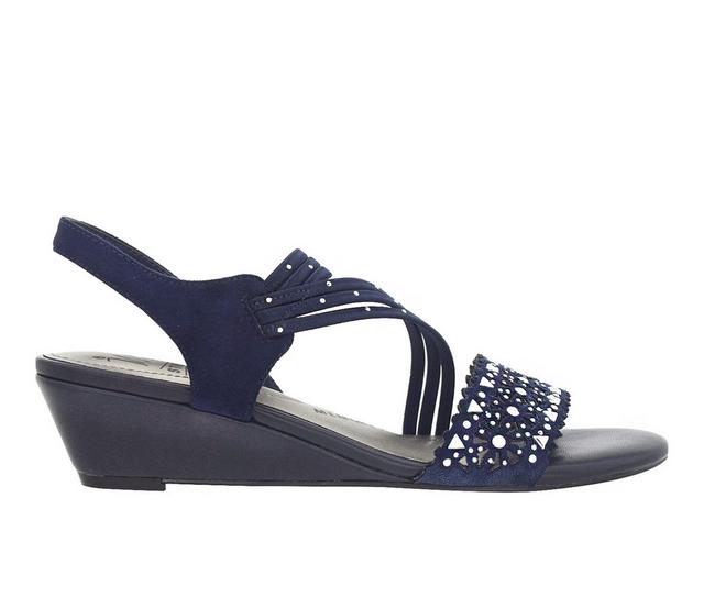Women's Impo Gatrina Wedge Sandals in Midnight Blue color