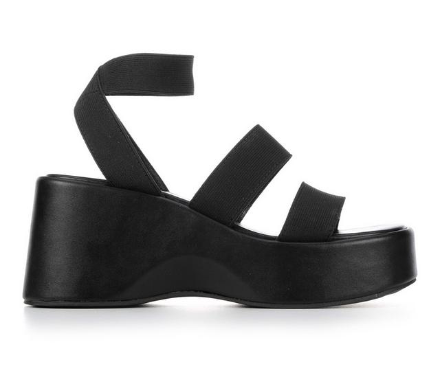 Y-Not Island Wedges in Black color