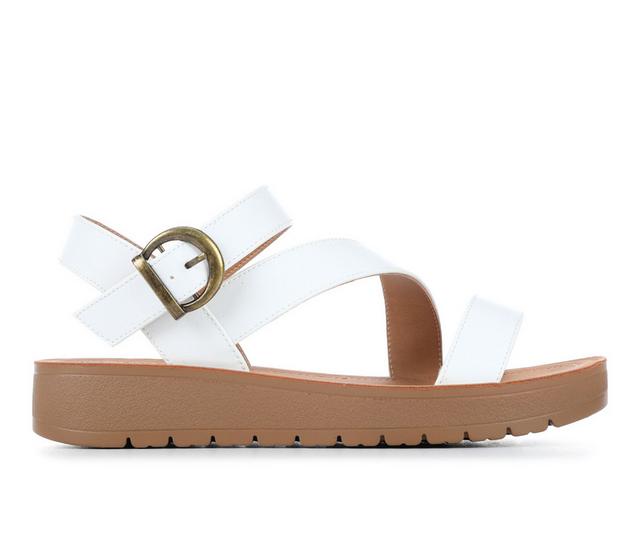 Women's Solanz Hammer Sandals in White color
