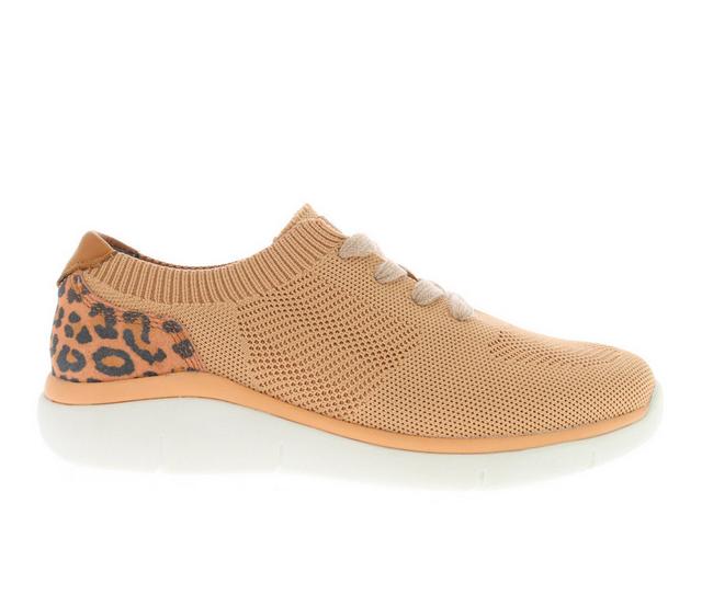 Women's Propet Sachi Sneakers in Apricot color