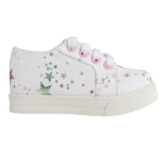 Girls' Baby Deer Infant & Toddler Cassie Fashion Sneakers in White color