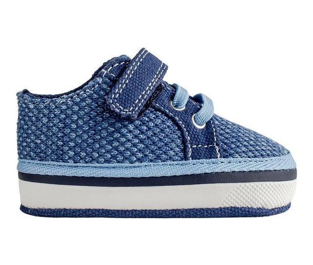 Boys' Baby Deer Infant Lucas Crib Shoes in Blue color