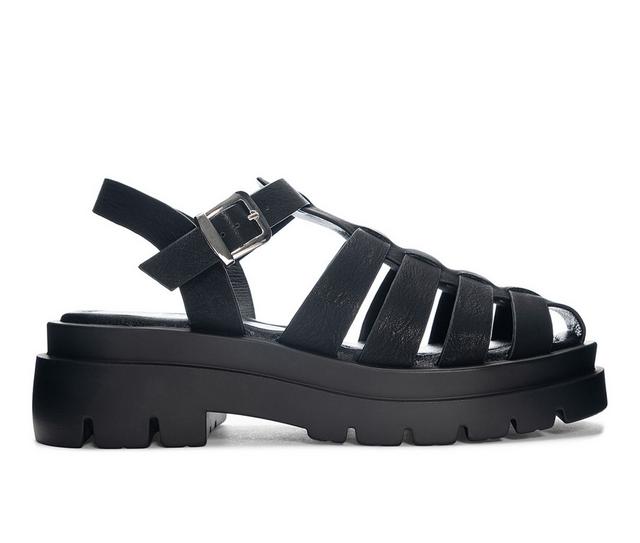 Women's Dirty Laundry Kingman Chunky Sandals in Black color
